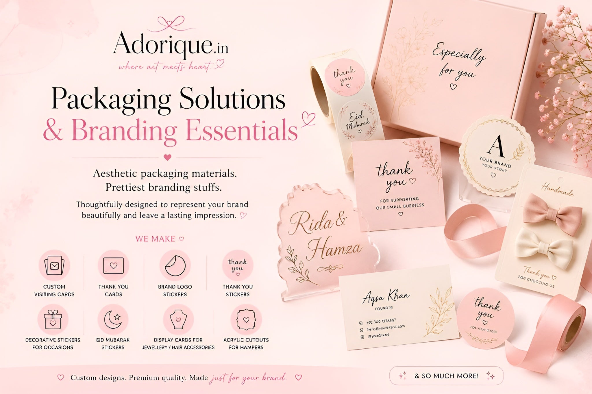 Packaging Solutions & Branding Essentials