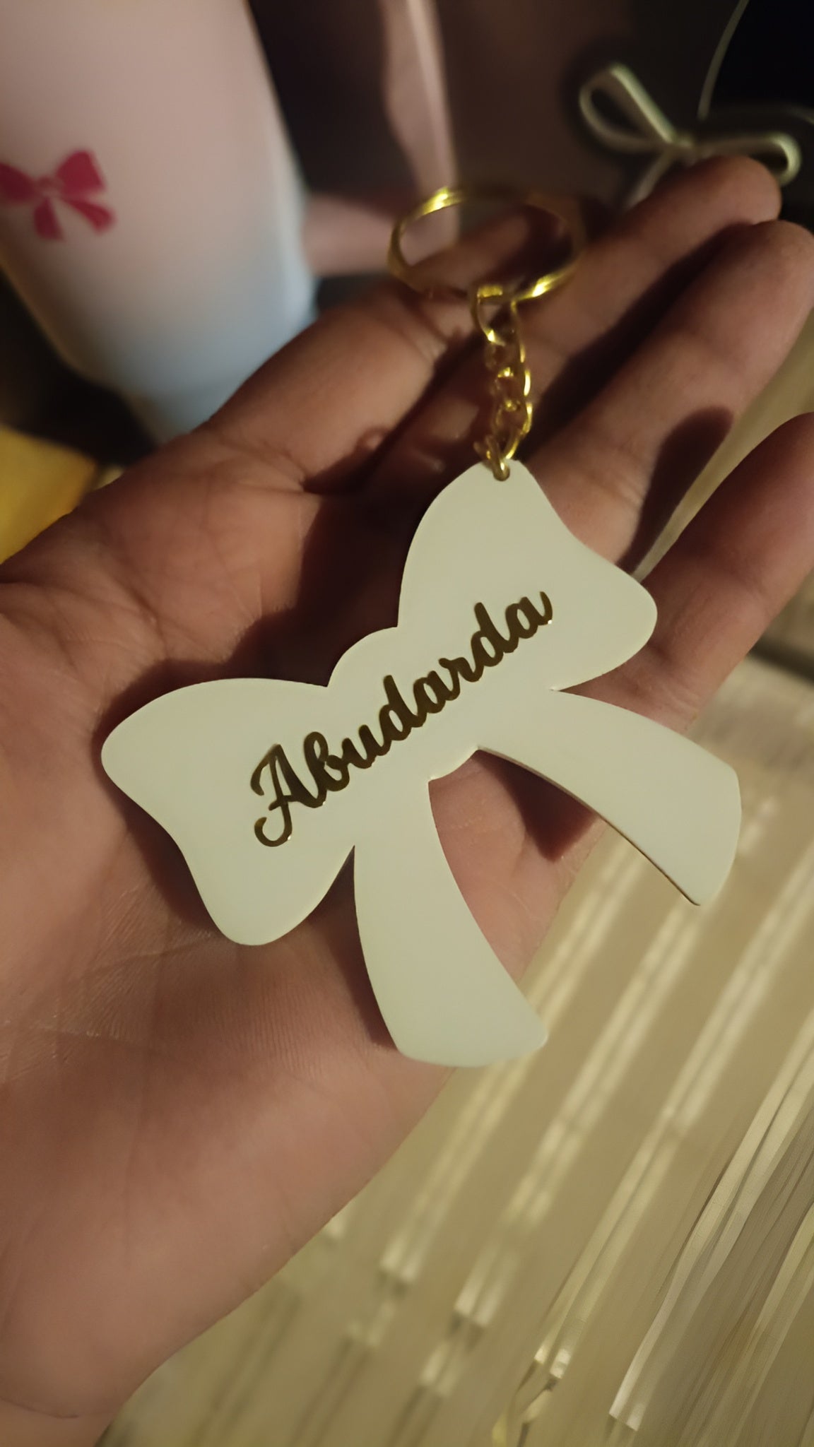 Pookie keychain -Bow style 🎀