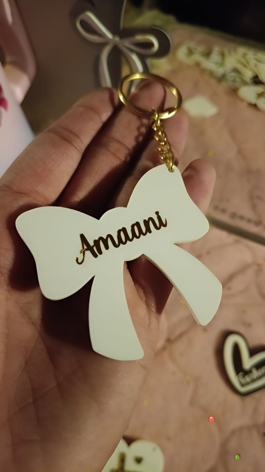 Pookie keychain -Bow style 🎀